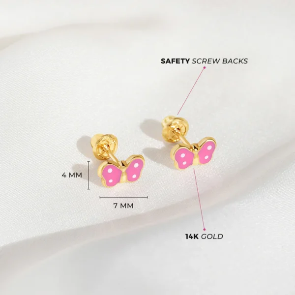 Butterfly Girls Earrings - Imagen 3